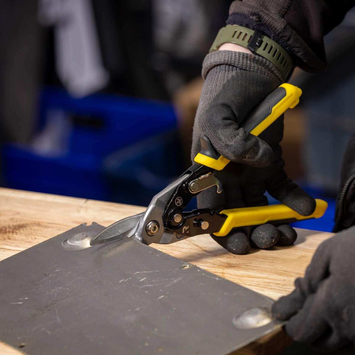 Rikä Straight Cut Aviation Tin Snips 8 Inch